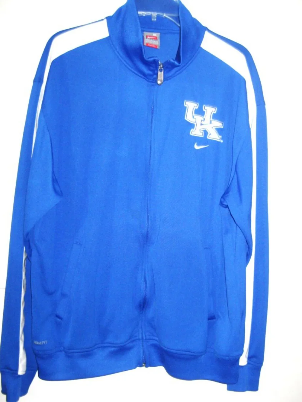 Nike UK Blue Full  Zip Kentucky Wildcats Jacket  Sz XL